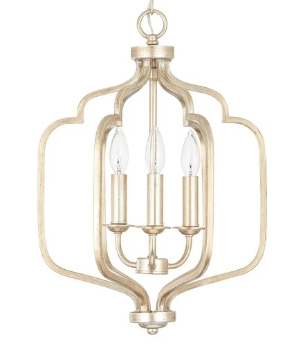 Capital Lighting 538731 Ophelia 3 Light 14"W Taper Candle Pendant - Gold - Picture 1 of 7