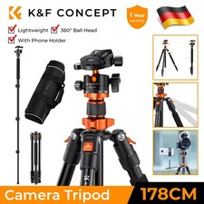 K&F CONCEPT 62 Kamerastativ Einbeinstativ Kug...