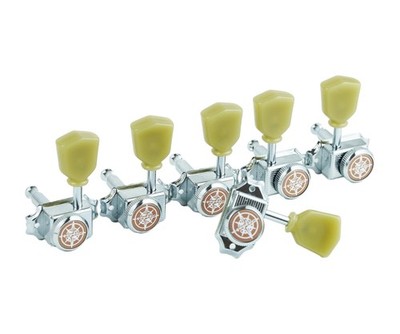 Guyker 3x3 Vintage Style Locking Guitar Machine Heads   1:15 Ratio Lock St