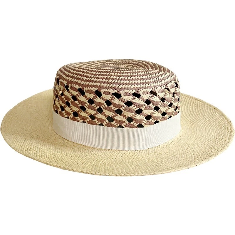 NUEVO HELEN KAMINSKI Mujer Genuino Sombrero de Panamá OS Australia Toquilla Palm RTL $200 Foto 3 de 4