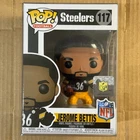 Funko Pop! Jerome Bettis #117, Pittsburgh Steelers, Home Jersey, Football NFL