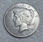 1928 Peace Silver  Dollar XF VERY NICE COIN