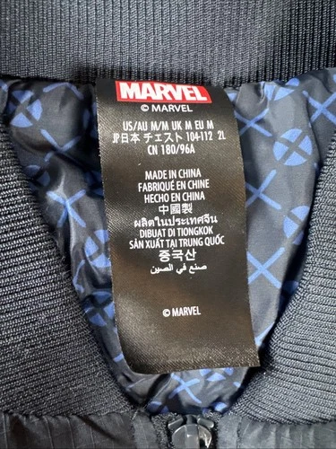 D23 2026 Heroes & Villains Marvel X-Men '97 Bomber Jacket Mens Medium Exclusive image 5