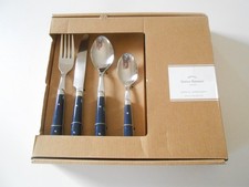 Tabletops Navy BLUE Bistro Flatware Stainless...