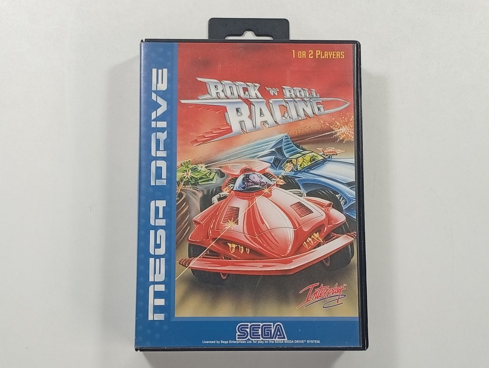 ROCK'N'ROLL RACING SEGA MEGADRIVE (MD) PAL-EURO (COMPLETE - MANUAL DAMAGE)