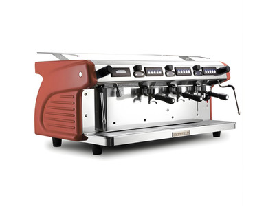 EXPOBAR RUGGERO CLASSIC V2.0 ESPRESSO COFFEE MACHINE 3 GROUP NEW MULTIBOILER RED