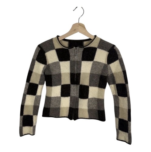 Vintage Cardigan Sweater 100% Wool 1990s Kids 8