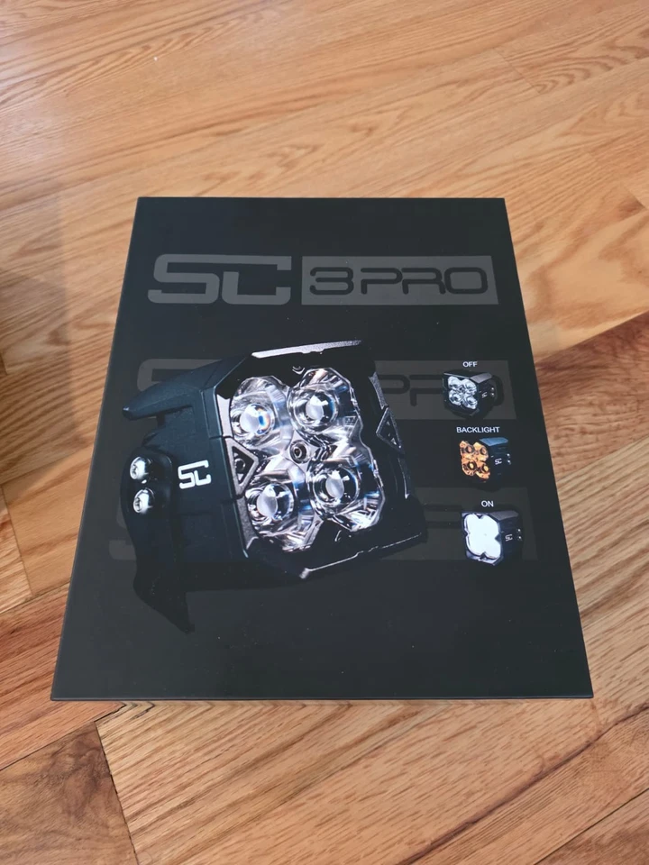 Jeep Wrangler JL / Fog SC 3PRO - Al ras / con DRL ámbar con soportes y base Foto 2 de 4