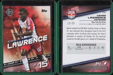 2016 Topps MLS Orange #171 Kemar Lawrence New York Red Bulls 12/25