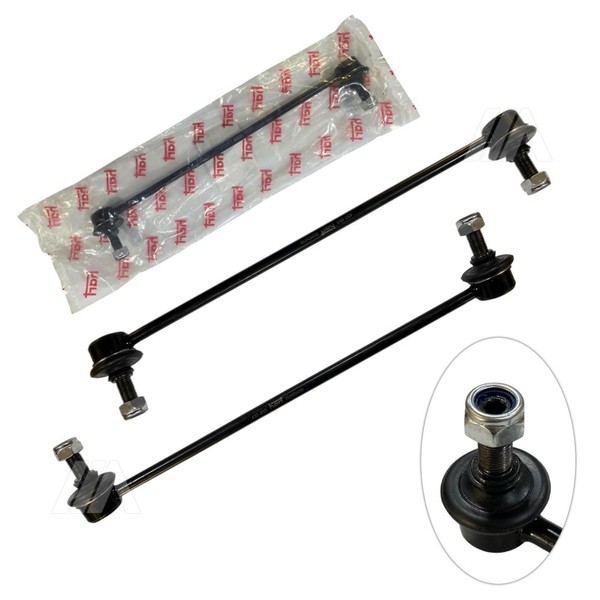 2 Stabilisator Koppelstange Vorne Rechts Links Schwarz Hart Toyota Yaris 1.3-image