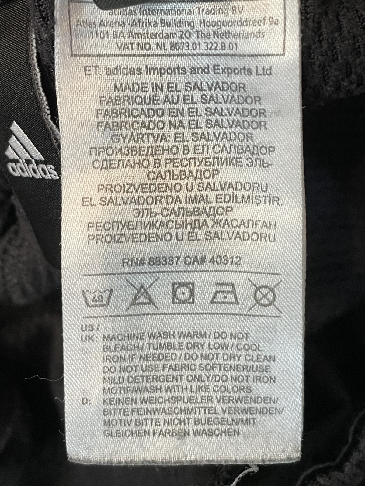 Adidas Climawarm Sweatpants Men M Gray Black Straight Leg Athletic Warm thumbnail 8