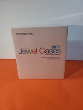 Memorex Slim Clear Jewel Cases 30 Pack Protect Your CDs