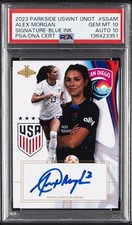 PARKSIDE USWNT ONE NATION ONE TEAM NWSL SIGNATURES ALEX MORGAN PSA 10 AUTO 10