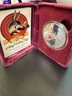 1990 Limited Bugs Bunny 50th Anniversary 1oz .999 Silver Proof Coin (33550)