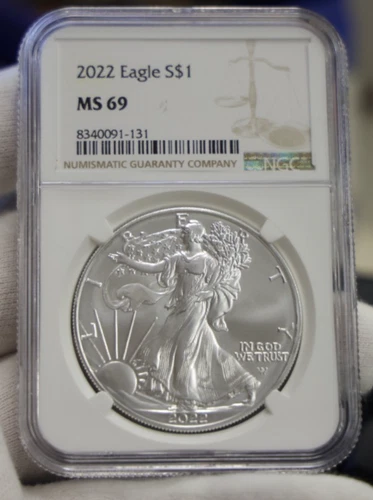2022  US Silver Eagle $1 NGC MS69