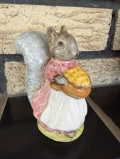 Goody Tiptoes Beatrix Potter's Beswick England Porcelain Squirrel Figurine 1961