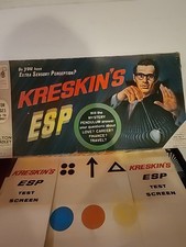 1967 Kreskin's ESP Milton Bradley Board Game FREE SHIPPING 