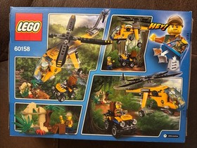 LEGO CITY 60158 Jungle Cargo Helicopter. New. Sealed.