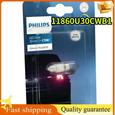 PHILIPS LED 11860U30CWB1 C5W 30MM 12V SV8.5 6000K white light festoon auto