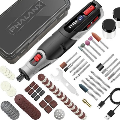PHALANX Rotary Tool 4V 80pcs 9 Speed Type C 4000mAh