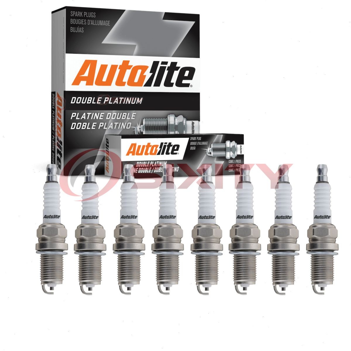 8 pc Autolite Double Platinum APP5503 Spark Plugs for 4793 41-825 3128 1273 po