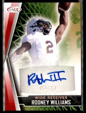 2022 SAGE #A-RW Rodney Williams Autograps Red Auto