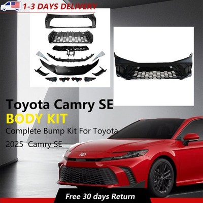 Complete Front Bumper Kit W/O Sensor Hole For 2025 Toyota Camry  Hybrid Sedan