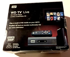 Western Digital TV Live HD STreaming Media Player 1080 p Open Box New