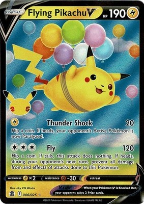 Pokémon Flying Pikachu V | 006/025 | Celebrations | Englisch | Near Mint