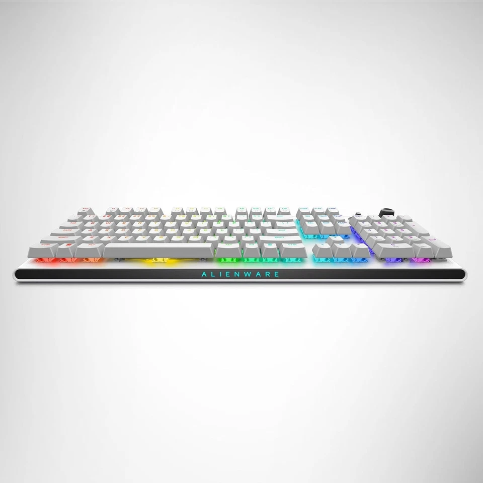 Dell Alienware Tri-Mode Wireless Gaming Keyboard - AW920K (Lunar Light) - Image 2 of 4