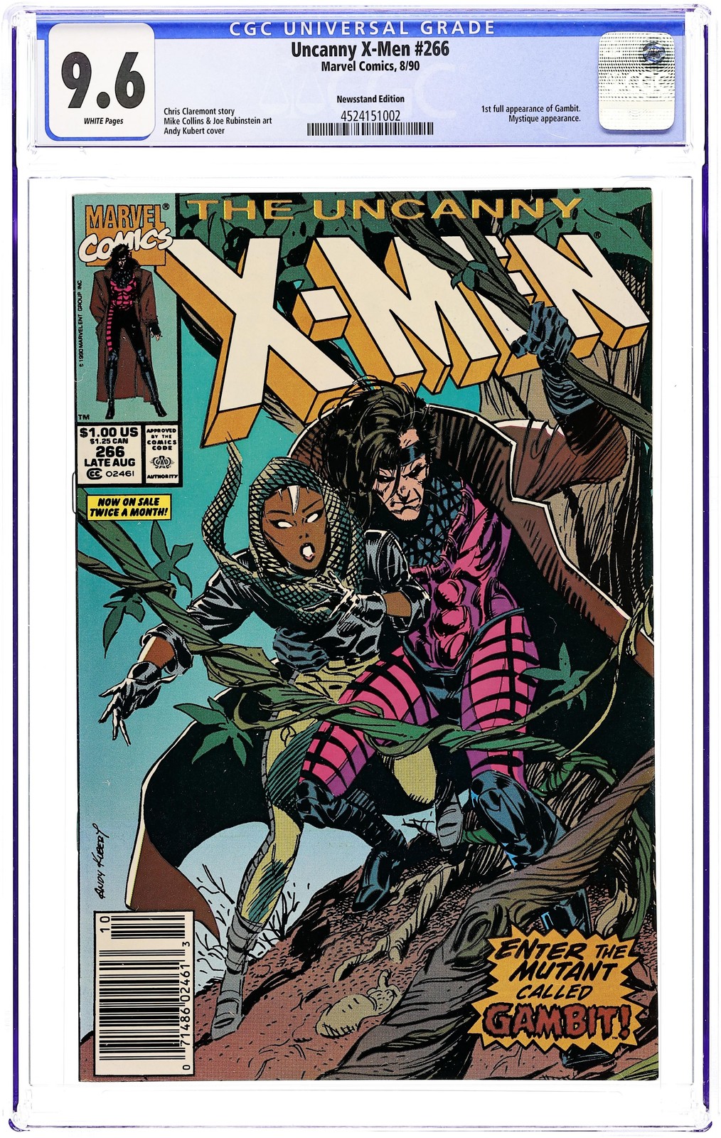 Uncanny X-Men #266 (Newsstand Edition) Value - GoCollect