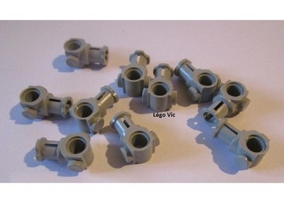 Lego 3651 x10 Technic Light Gray Axle and Pin Connect 8853 850 948 ...MOC