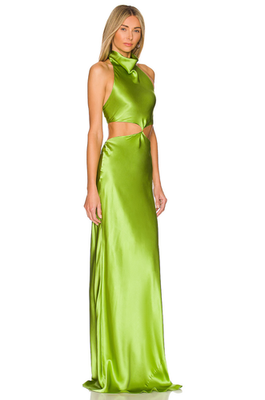 Amanda Uprichard x REVOLVE Kaye Maxi Dress Aloe Green S NWOT $343 | eBay Amanda Uprichard x REVOLVE Kaye Maxi Dress Aloe Green S NWOT $343 | eBay