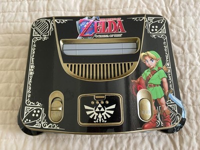 Nintendo 64 Console - Black/Gold Ocarina Of Time Link Legend Of Zelda 3d Decal