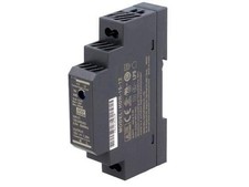 HDR-15-5 Ultra Slim Step-Shape 1SU DIN Rail Power Supply, 5V 2.4A 12W