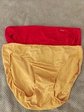Jockey No Panty Line Microfiber stretch Bikini panties 2 pair size 7/L