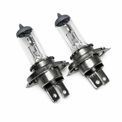 12V 60/55w H4 OEM Clear White 4300K Xenon Gas HID High Low Beam Light Bulb 2pcs