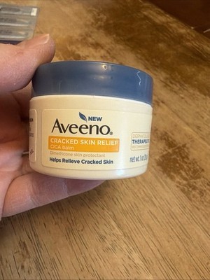 AVEENO CRACKED SKIN RELIEF CICA BALM TRIPLE OAT COMPLEX 1oz New Discontinued