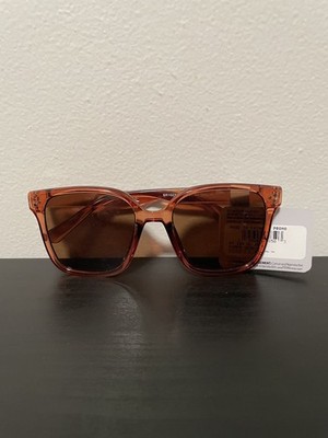 West Loop Sunglasses Brown Orange NEW Tinted UVA UVB Protection
