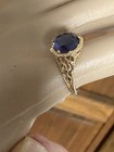 14KYG Iolite Filigree Ring 6 — photo 8