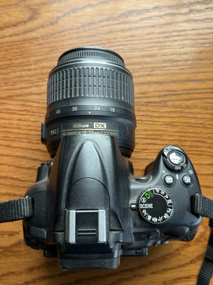 ⭐️Nikon D5000 Digital SLR Camera w/ AF-S DX Nikkor 18-55mm & 55