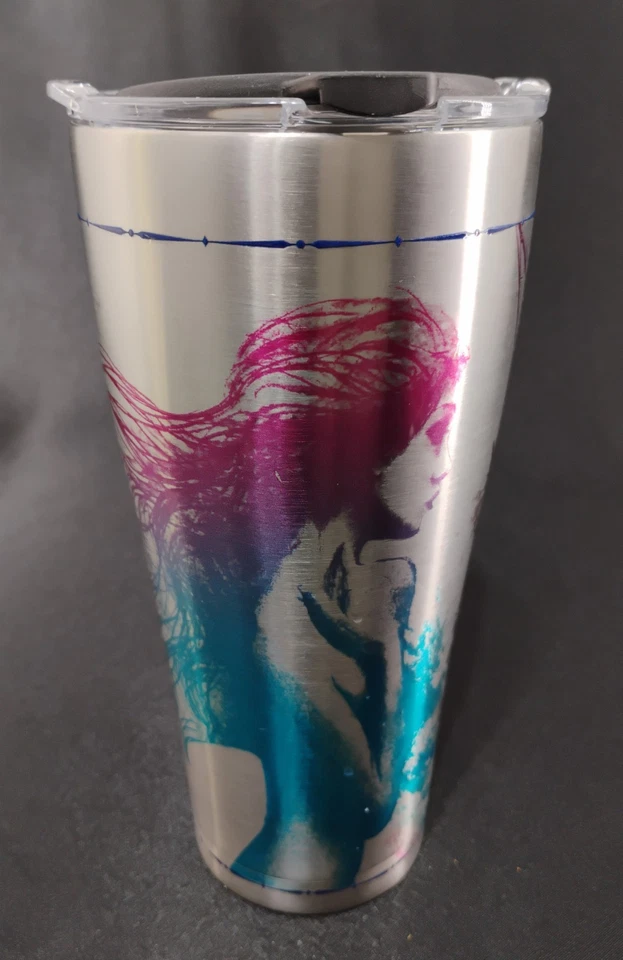 Vaso aislante de triple pared Tervis Old Legend Mermaid acero inoxidable 20 oz Foto 3 de 4