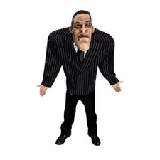 Gangster Costume 4Pc Child Size "Big Bruizers Scareface" Costume W/ Mask Lg