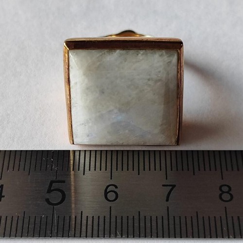 MVA Birmingham sterling silver 925 Ring Gold plated Coke Ring Quartz UK,2009,16g - Picture 5 of 8