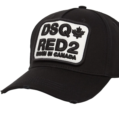 Dsquared2 キャップ CANADAロゴ　ブラック Dsquared2 DSQ Canada Flag Born in Canada Hat Baseball Cap | eBay