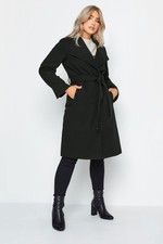 M&co Womens Belted Formal Coat