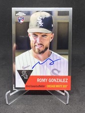 2022 TOPPS CHROME PLATINUM ANNIVERSARY ROMY GONZALEZ AUTO RC WHITE SOX 81824