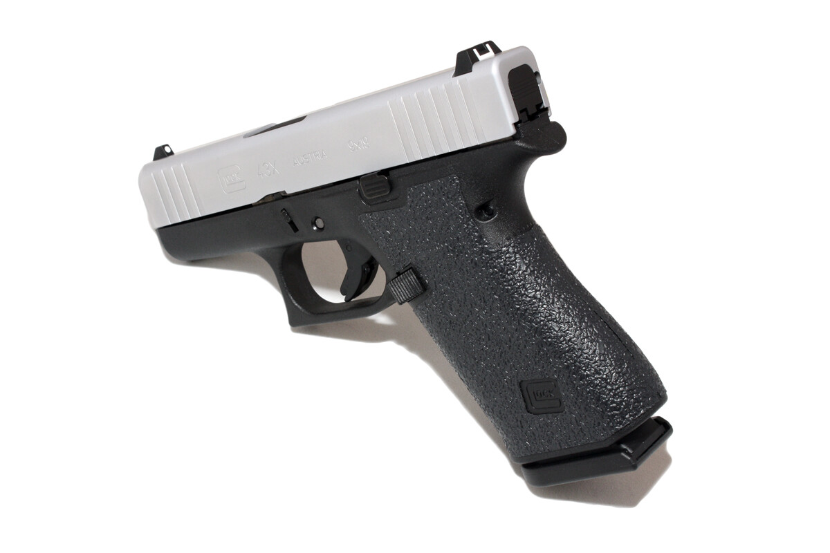 GripOn Rubber Grip Wrap For Glock 43x/48 - Textured Full Grip Cover