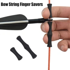 Archery Bowstring Finger Savers Finger Guards Fingertabs Easy Install with Pin 