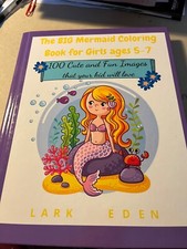 The BIG Mermaid Coloring Book for Girls ages 5-7: 200 Cute and Fun Images New 